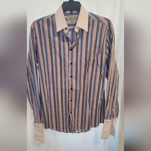 Paul Smith Multicolor Striped Dress Shirt